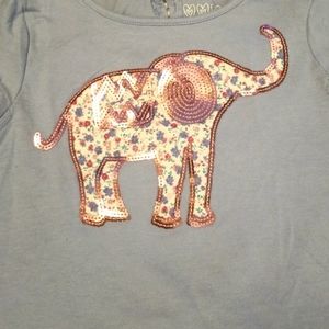 GIRL'S ELEPHANT SWING TOP NWOT